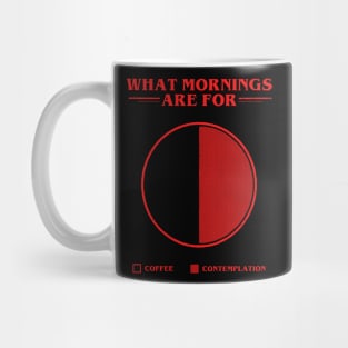 Stranger Things - Coffee & Contemplation Pie Chart Mug